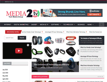 Tablet Screenshot of media2tv.com